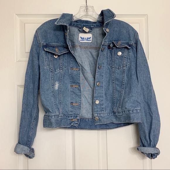 Levi’s Jean Jacket - Cropped - Size M - Picture 1 of 3